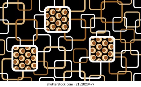 Seamless abstract geometric pattern. Vector Illustration.