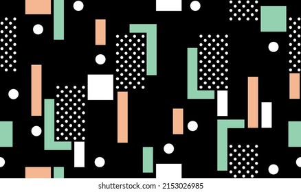 Seamless abstract geometric pattern. Vector Illustration.