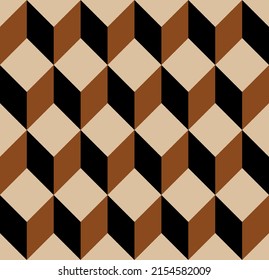 Seamless abstract geometric pattern. Vector Illustration.