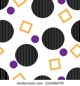 Seamless abstract geometric pattern. Vector Illustration.
