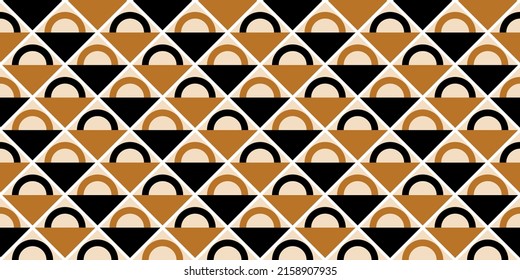 Seamless abstract geometric pattern. Vector Illustration.
