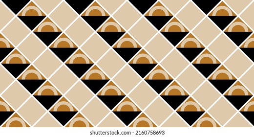 Seamless abstract geometric pattern. Vector Illustration.