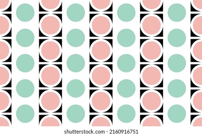 Seamless abstract geometric pattern. Vector Illustration.