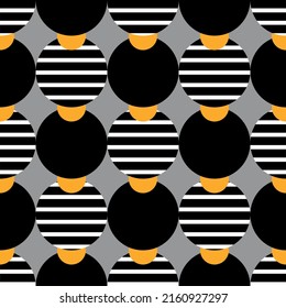 Seamless abstract geometric pattern. Vector Illustration.