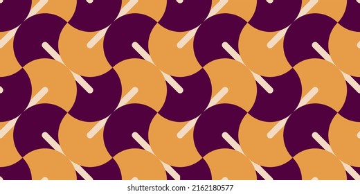 Seamless abstract geometric pattern. Vector Illustration.