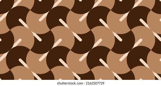 Seamless abstract geometric pattern. Vector Illustration.