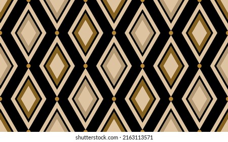 Seamless abstract geometric pattern. Vector Illustration.
