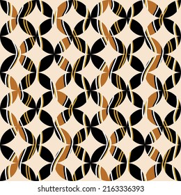 Seamless abstract geometric pattern. Vector Illustration.