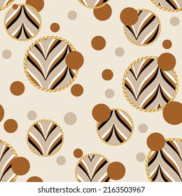 Seamless abstract geometric pattern. Vector Illustration.