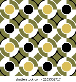 Seamless abstract geometric pattern. Vector Illustration.