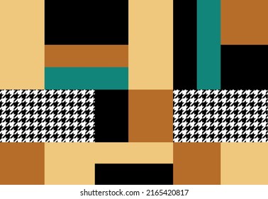 Seamless abstract geometric pattern. Vector Illustration.