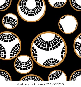 Seamless abstract geometric pattern. Vector Illustration.