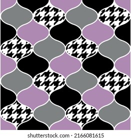 Seamless abstract geometric pattern. Vector Illustration.