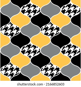 Seamless abstract geometric pattern. Vector Illustration.