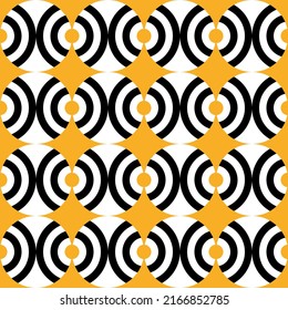 Seamless abstract geometric pattern. Vector Illustration.