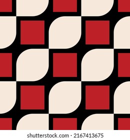 Seamless abstract geometric pattern. Vector Illustration.