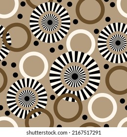Seamless abstract geometric pattern. Vector Illustration.