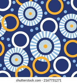 Seamless abstract geometric pattern. Vector Illustration.