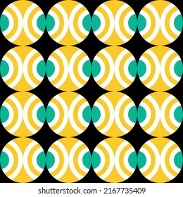 Seamless abstract geometric pattern. Vector Illustration.