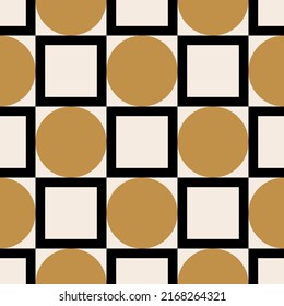 Seamless abstract geometric pattern. Vector Illustration.