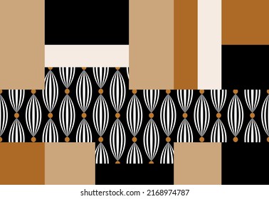 Seamless abstract geometric  pattern. Vector Illustration.