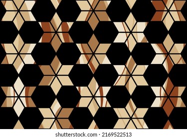 Seamless abstract geometric pattern. Vector Illustration.