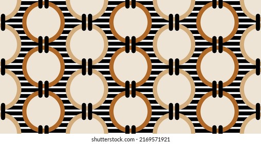 Seamless abstract geometric pattern. Vector Illustration.