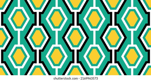 Seamless abstract geometric pattern. Vector Illustration.