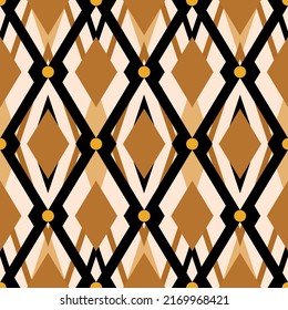 Seamless abstract geometric pattern. Vector Illustration.