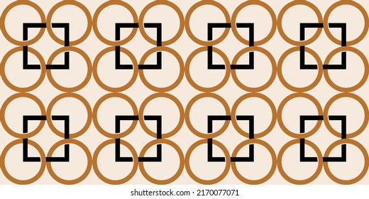 Seamless  abstract geometric pattern. Vector Illustration.
