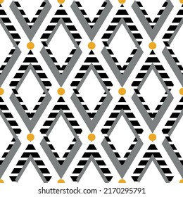 Seamless  abstract geometric pattern. Vector Illustration.