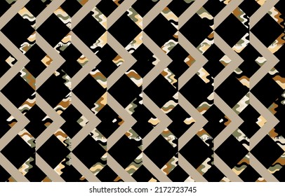 Seamless abstract geometric pattern. Vector Illustration.