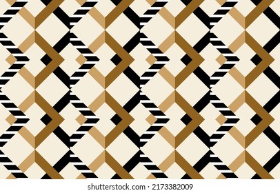 Seamless abstract geometric pattern. Vector Illustration.