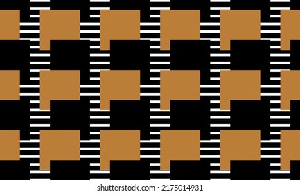 Seamless abstract geometric pattern. Vector Illustration.