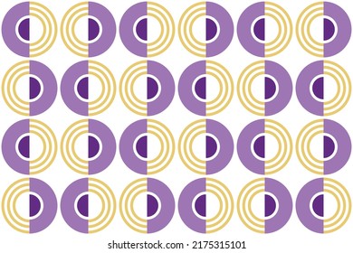 Seamless abstract geometric pattern. Vector Illustration.