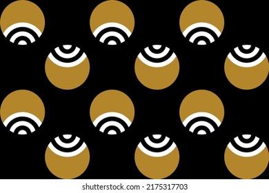 Seamless abstract geometric pattern. Vector Illustration.