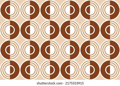 Seamless abstract geometric pattern. Vector Illustration.