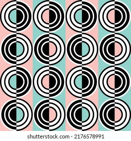 Seamless abstract geometric pattern. Vector Illustration.