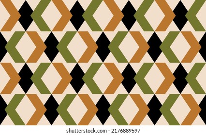 Seamless abstract geometric pattern. Vector Illustration.