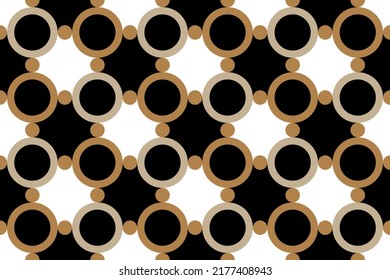 Seamless abstract geometric pattern. Vector Illustration.