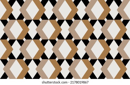 Seamless abstract geometric pattern. Vector Illustration.