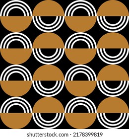 Seamless abstract geometric pattern. Vector Illustration.