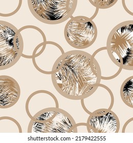 Seamless abstract geometric pattern. Vector Illustration.