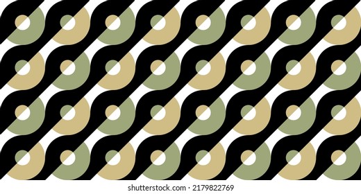 Seamless abstract geometric pattern. Vector Illustration.