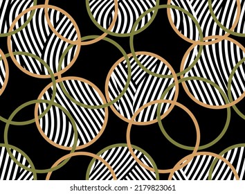 Seamless abstract geometric pattern. Vector Illustration.