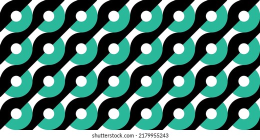 Seamless abstract geometric pattern. Vector Illustration.