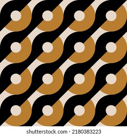 Seamless abstract geometric pattern. Vector Illustration.