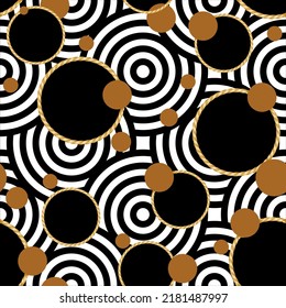 Seamless abstract geometric  pattern. Vector Illustration.