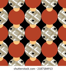 Seamless  abstract geometric pattern. Vector Illustration.