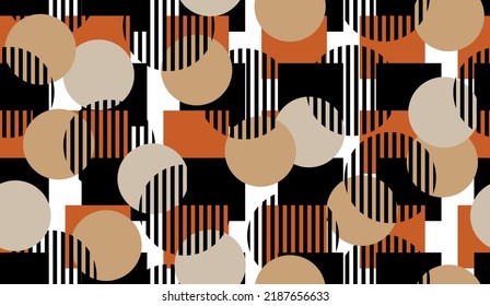 Seamless  abstract geometric pattern. Vector Illustration.